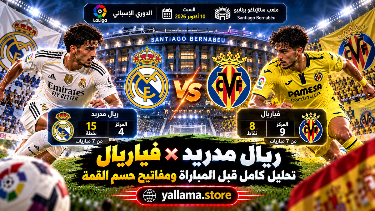 مباراة ريال مدريد اليوم ضد فياريال.. تحليل كامل قبل المباراة ومفاتيح حسم القمة